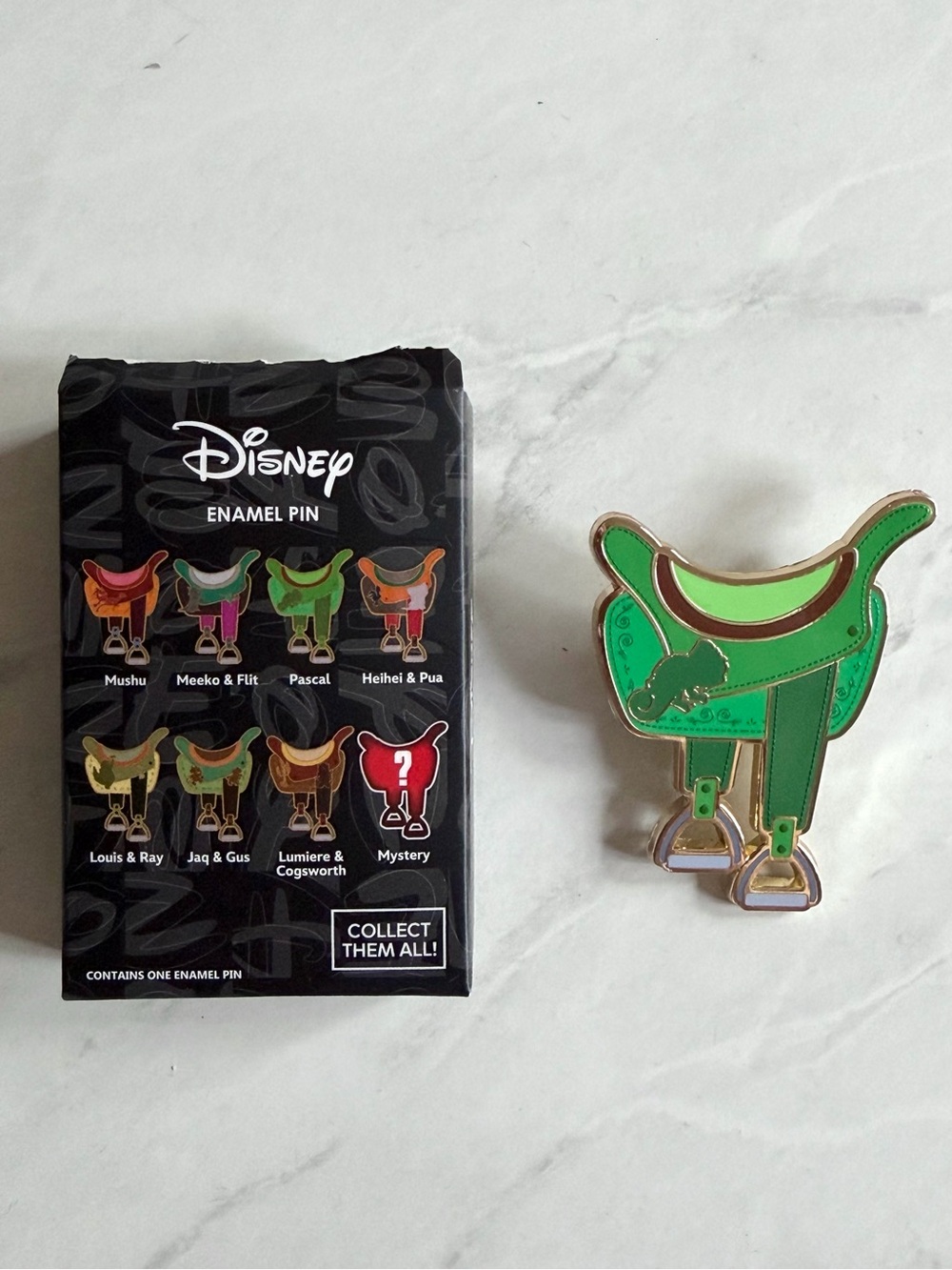 Disney Pink A La Mode Sidekicks Saddle Pin LE 500 - Pascal